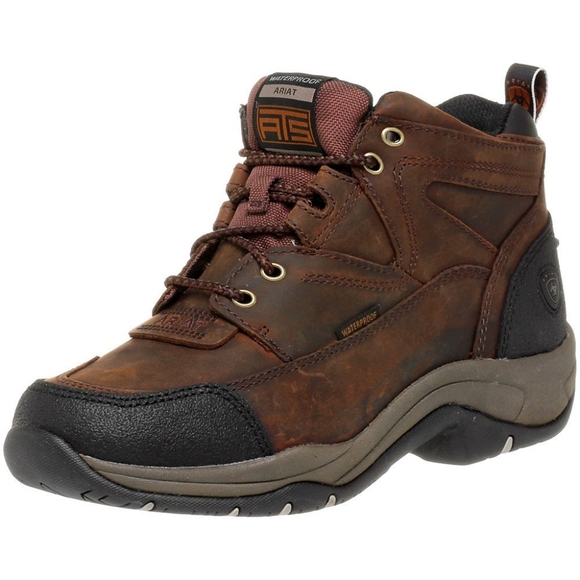 Ariat Shoes - NWT Ariat Terrain Endurance‎ H2O Women's Riding Boots Copper Color Size 11